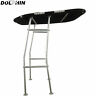 Dolphin Pro Fishing Boat Top Heavy Duty Anodized Frame Black