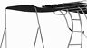 Dolphin Quick Release Extended Bimini Universal Fit With Storage Boot