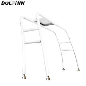 T-rbd-2.25w Dolphin T Top 54in Height Adjustable Width Universal Radar Arch White Coated