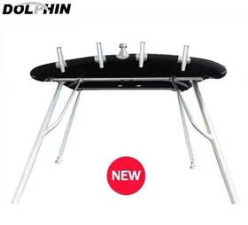 Wtop-wht-blk-v4 Dolphin T-tops Walk Around Top Wakeboard Tower Bimini White 2024v
