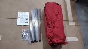 31499-22 Dowco Tracker Party Barge 18 Pontoon Cover - Red Out Of Box/nos