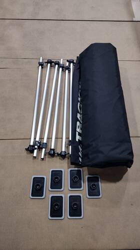 37666-14 Dowco Party Barge 24 Dlx Pontoon Cover Rail-lok Hc Out Of Box/nos