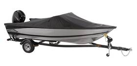 38719-83 Dowco Premium Oem 20 - 26 Tracker Targa V-19 Walkthrough Boat Cover Black