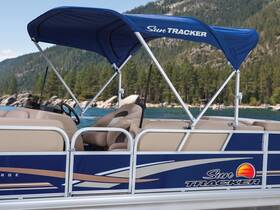 22-24ft-blue Dowco 44809-27 Suntracker 2014 Aft Bimini Canvas Oem Partyb/fbarge