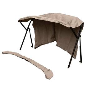 45490-75 Dowco Suncatcher Boat Pontoon Bimini Elite 322 Beige 98-100 Inch