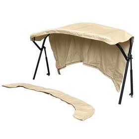 45956-15 Dowco Suncatcher Boat Pontoon Bimini V322 Sand 101 1/2-103 Inch