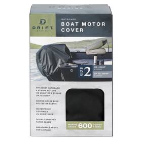 Bt6681 Drift Outboard Motor Cover Waterproof 600d Heavy Duty Boat Engine Hood For 115-250hp