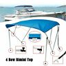 Dt63501 Werlucky Seasons Bimini Top Boat Cover Bow With Foot Blue