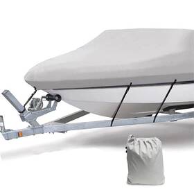 24ft-gry66-7otdr-btcvr63-2 Dunchaty 21-24ft Trailerable Heavy Duty Waterproof Boat Cover 600d Marine Grade Polye