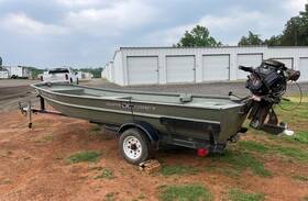 1542 Duracraft 2015 Fishing Gatortail Mudboat Duck Hunt Jon Boat Runs No Title