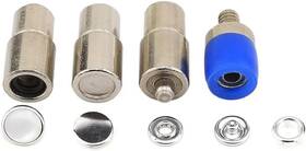 Dzntools 743407072866 9.5 Mm Perforated Cap Pearl Snap Button Dies For Hand Pressing Machine Nickel