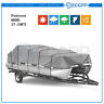 E17051801cp Eccpp Gray Pontoon Boat Cover Trailerable Uv Protection Beam