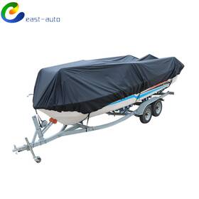 Ea1511238su East-auto 11 1213ft V-hull Runabouts Boat Cover Waterproof Heavy Duty 420d Black