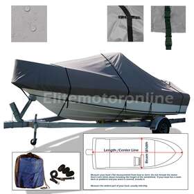 Sksc23bcg Eliteshield Angler 22 Panga Cc Center Console Fishing Trailerable Bay Boat Cover