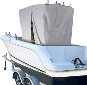 Ttc02-g Eliteshield Waterproof T-top Cover Marine Grade 600d Polyester Hard-top Boat Console