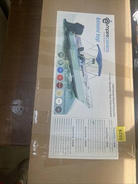 Bt63222 Empirecovers Bimini Top Boat Cover Uv Protection Waterproof