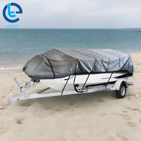 483529 Etecgo 14ft Jon Boat Cover- Water Proof Heavy Duty Trailerable Cover 210d