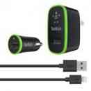 F8j031tt04-blk Kit Belkin Mobile Micro Wall Car Charger