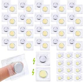 789441 Fireboomoon -789441 32 Pairs 1.18 Inch Invisible Hidden Sew Magnetic Yellow/silver
