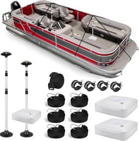 Fuprosico C-bcsp-2-new Pontoon Boat Cover Support System Adjustable Telescopic Pole