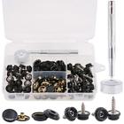 G-ss-40 Rustark Deck Hardware Black Fastener Screw Snaps Boat 724873370076