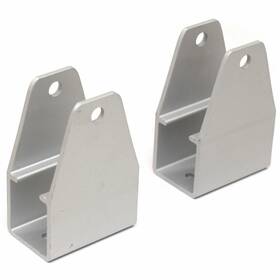 7501616 G3 Boats Pn Boat Bimini Brackets 3 1/2 Inch Matte Aluminum Pair