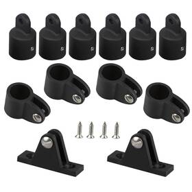 Gairen 774527011268 Bimini Top Hardware Marine Boat Jaw Slide Cap Eye End Deck Hinge B