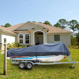 Glg49380g Galonga 600d Marine Polyester Grade Canvas Trailerable Boat Cover Pu 23-24ft 102 Inch 780 350