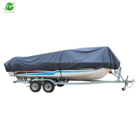 Gn558138 Gardenice Gray 16-18.5ft 600d Marine Grade Polyester Canvas Waterproof Boat Cover New