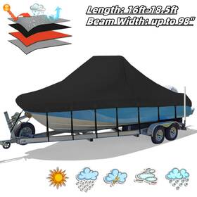 Pqlps68xn Garvee Center Console Boat Cover Waterproof Heavy Duty Marine Grade Uv Resistant