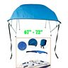 Gd4577 Goodqualitycarparts Blue Bimini Top Boat Cover Bow Season