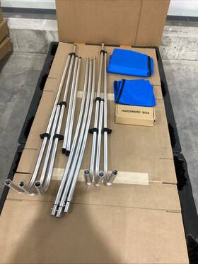 7-45461 Gen3 Marine Bimini Top 54 Inch H X 6 L 73-78 W - Blue Stain / Open Box