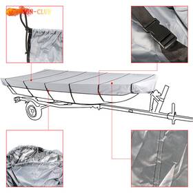 Icc1828914 Genrics 12ft Jon Boat Cover- Water Proof Heavy Duty Trailerable Cover 210d