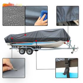 Icc928464 Genrics 14-16ft Waterproof Trailerable Boat Cover Fishing V-hull Runabout Gray