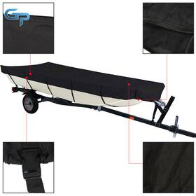 Gre130855 Gggreatparts 600d Jon Boat Cover Waterproof Heavy Duty Trailerable 16ft