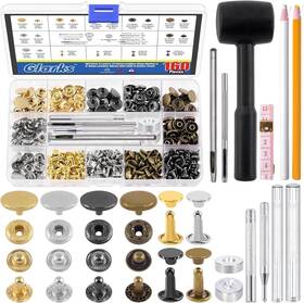 G-2980 Glarks 160 Sets 2 Gold Silver Antique Bronze Gun-black Black Dark