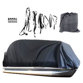 Gg1440585e Globegarage 17 18 19 20 21 22 23 24ft Heavy Duty Trailerable Pontoon Waterproof Boat Cover