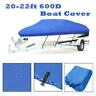 Go778751 Zoncar Waterproof Fabric Trailerable Boat Cover Blue 772063778751