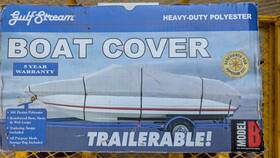 Golf Stream 040246978367 14ft - 16ft Boat Cover Never Used New Condition Trailerable