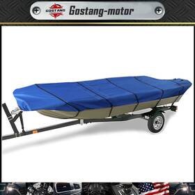 Gm1334925g Gostang 16ft Boat Cover For Water Proof Heavy Duty Trailerable Jon Blue