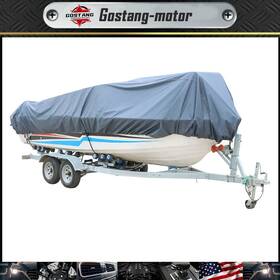 Gm677892g Gostang Boat Cover Pu 23-24ft 102 Inch 780 350 600d Marine Polyester Grade Canvas Trailerable