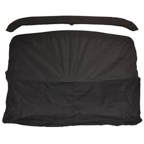 Na1-300aa-x08 Great Lakes Boat Top 2015 Harris Pontoon Bimini With Boot 94 Inch Black
