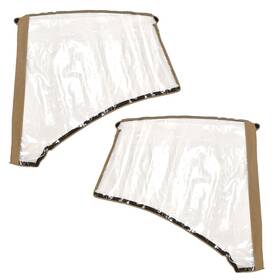 Uh2064b Great Lakes Boat Top Scout Side Curtains 210 Beige Set Of 2