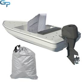Gre130990 Greatparts Waterproof Marine Canvas Gray Boat Center Console Cover 600d 60 Inch H 44 L 36 W