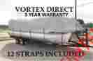 Grey16ultra Vortex New Grey 15 16 Ft Ultra 5 Year Canvas Cover For Pontoon Deck Boat