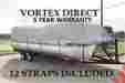 Grey24ultra Vortex New Grey 23 24 Ft Ultra 5 Year Canvas Cover For Pontoon Deck Boat