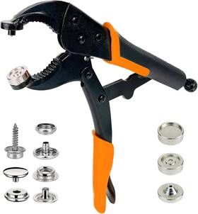 Ak05 Hapden Snap Tool For Boat Covers Heavy-duty Fastener Orange