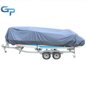 Hp39876 Happy19star New Marine Grade Polyester Canvas Trailerable Waterproof Boat Cover Heavy 600d