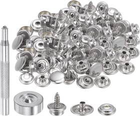 Hta220530hh0284 Harfington 150pcs Canvas Snap Kit 5/8 Inch Marine Grade Stainless Steel Snaps