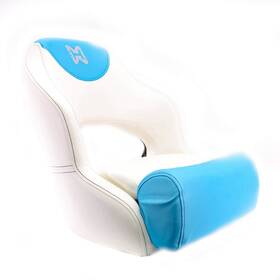 2317524 Heyday Helm Seat With Bolster White And Blue